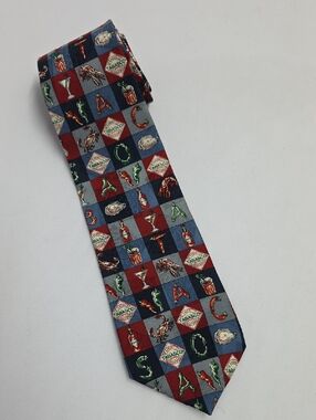 Tabasco Men's Silk Print Necktie